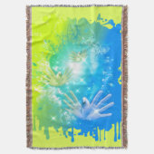 holiES - Flying Hands Pigeons ART Deken (Voorkant Verticaal)