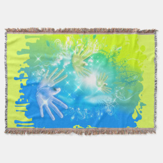 holiES - Flying Hands Pigeons ART Deken