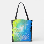 holiES - Flying Hands Pigeons ART Tote Bag (Achterkant)
