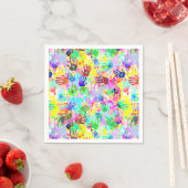 holiES - handen spatten gekleurd grijppatroon 2 Servetten (Insitu)