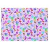 holiES - handen stippen gekleurd patroon 1 Tafelkleed (Voorkant (Horizontaal))