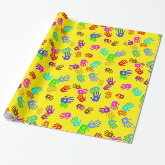 holiES - handgekleurd patroon 1 + uw achtergrond. Cadeaupapier