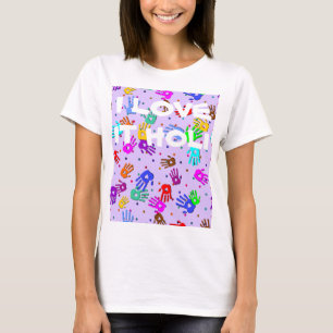 holiES - handmatige stippen gekleurd patroon 1 T-shirt