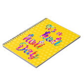 HoliES - HET IS EEN HOLI HOLI DAG + je rug. Notitieboek (Linkerzijde)