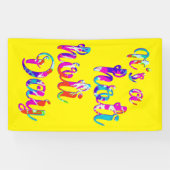 HoliES - HET IS EEN HOLI HOLI DAG + je rug. Spandoek (Horizontaal)