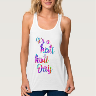 holiES - HET IS EEN HOLI HOLI DAG + je rug. Tanktop