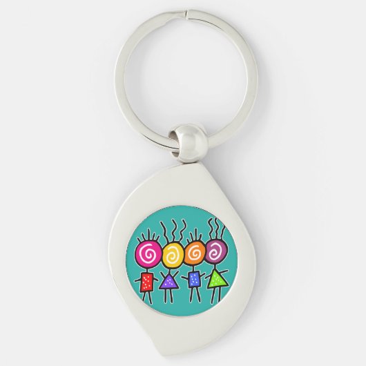 holiES - HOLI BEST FRIENDS + uw ideeën Sleutelhanger (Voorkant)