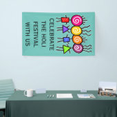 holiES - HOLI BEST FRIENDS + uw ideeën Spandoek (Beurs)