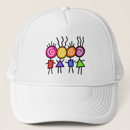 holiES - HOLI BESTE VRIENDEN + jouw ideeën Trucker Pet (Voorkant)