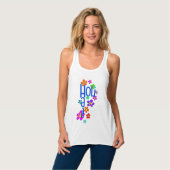 holiES - HOLI HAI bloemen 2 Tanktop (Volledige Voorkant)