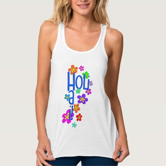holiES - HOLI HAI bloemen 2 Tanktop (Voorkant)