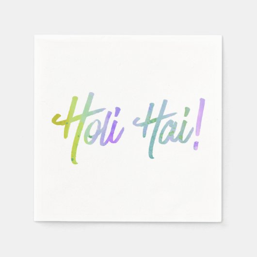 holiES - HOLI HAI grunge pastel 1 Servet (Voorkant)