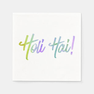 holiES - HOLI HAI grunge pastelkleur 1 Servet