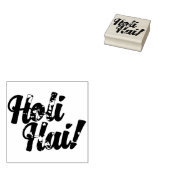 Holies - HOLI HAI - typografie + uw ideeën Rubberstempel (Gestempeld)