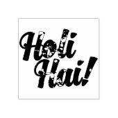 Holies - HOLI HAI - typografie + uw ideeën Rubberstempel (Afrduk)