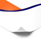 holiES - India Flag Hand voor uw muur Foto Afdruk (Hoek)