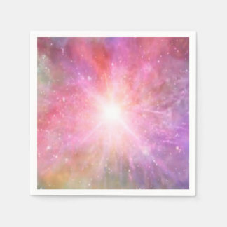 holiES - kleurrijke universum poederwolken Servetten