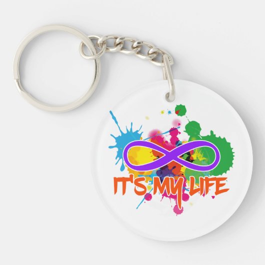 holiES - Lemniscate - Het is mijn levensstijl Sleutelhanger (Voorkant)