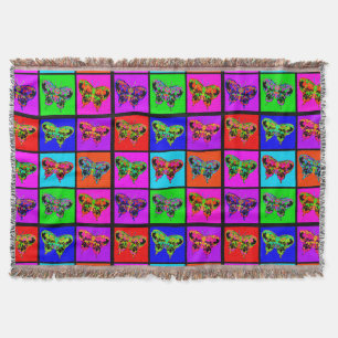 holiES - Psychedelic Butterflies Mosaic Deken