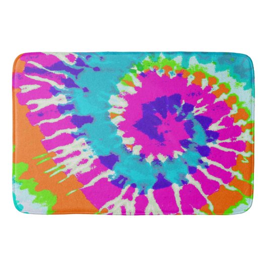 holiES - Spiral batik Style Badmat (Voorkant)