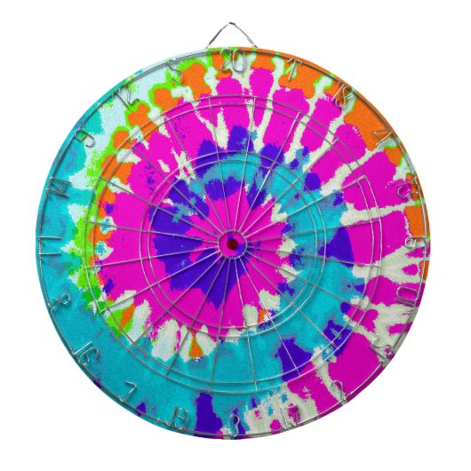holiES - Spiral batik Style Dartbord (Voorkant)