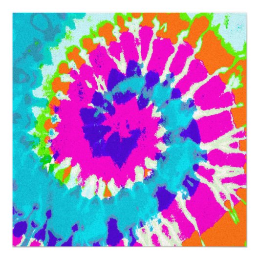 holiES - Spiral batik Style Foto Afdruk (Voorkant)