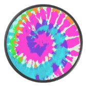 holiES - Spiral batik Style Hockey Puck (Voorkant)