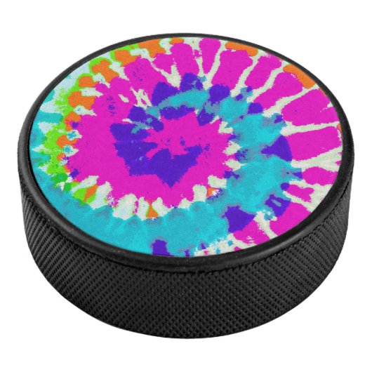 holiES - Spiral batik Style Hockey Puck (3/4)