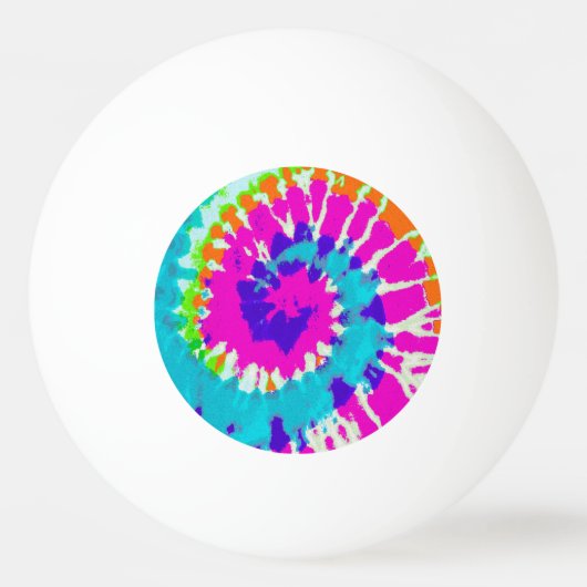 holiES - Spiral batik Style Pingpongbal (Voorkant)
