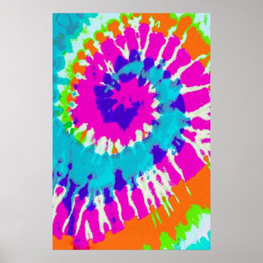 holiES - Spiral batik Style Poster (Voorkant)