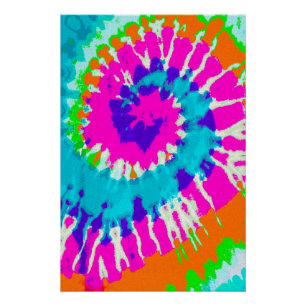 holiES - Spiral batik Style Poster