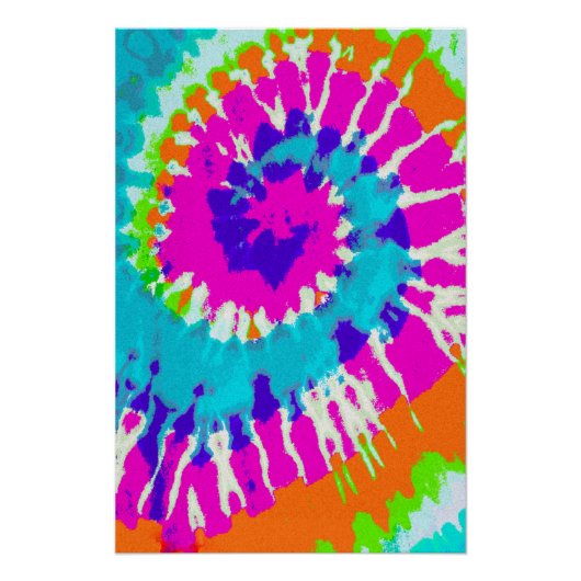 holiES - Spiral batik Style Poster (Voorkant)