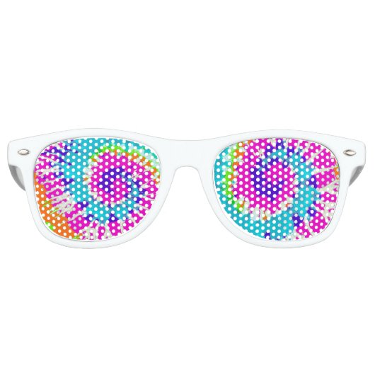 holiES - Spiral batik Style Retro Zonnebril (Voorkant)