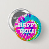 holiES - Spiral batik Style Ronde Button 5,7 Cm (Voorkant /achterkant)