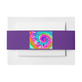 holiES - Spiral batik Style Uitnodigingen Wikkel