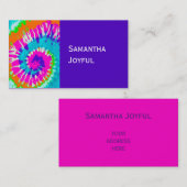 holiES - Spiral batik Style Visitekaartje (Voorkant / Achterkant)