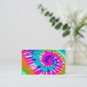 holiES - Spiral batik Style Visitekaartje (Staand voorkant)