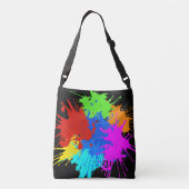 holiES - Splashes 2 + uw ideeën Crossbody Tas (Achterkant)