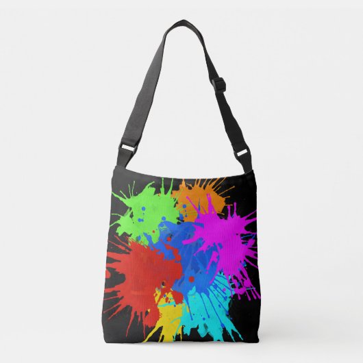 holiES - Splashes 2 + uw ideeën Crossbody Tas (Voorkant)