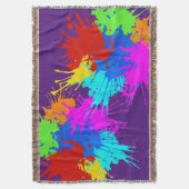 holiES - Splashes 2 + uw ideeën Deken (Voorkant Verticaal)