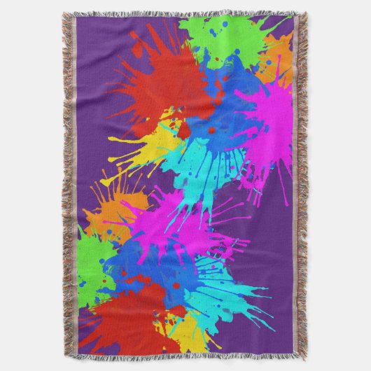 holiES - Splashes 2 + uw ideeën Deken (Voorkant Verticaal)