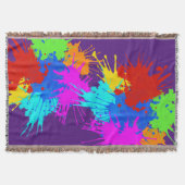 holiES - Splashes 2 + uw ideeën Deken (Voorkant)