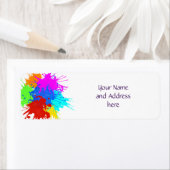 holiES - Splashes 2 + uw ideeën Etiket (Insitu)