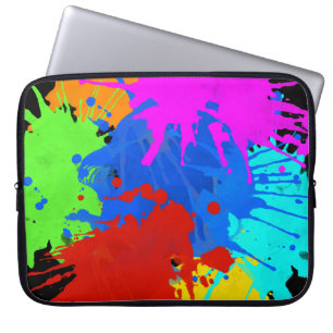 holiES - Splashes 2 + uw ideeën Laptop Sleeve