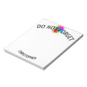 holiES - Splashes 2 + uw ideeën Notitieblok (Linkerzijde)