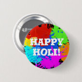 holiES - Splashes 2 + uw ideeën Ronde Button 5,7 Cm (Voorkant /achterkant)