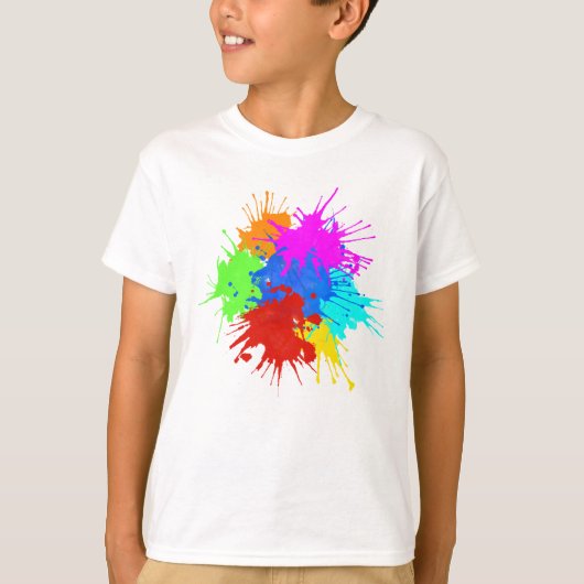 holiES - Splashes 2 + uw ideeën T-shirt (Voorkant)