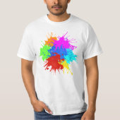 holiES - Splashes 2 + uw ideeën T-shirt (Voorkant)