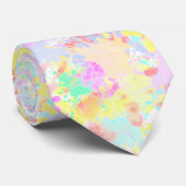 holiES - Splashes naadloos patroonpastel 1 Stropdas (Opgerold)