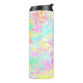 holiES - Splashes naadloos patroonpastel 1 Thermosbeker (Gedraaid links)